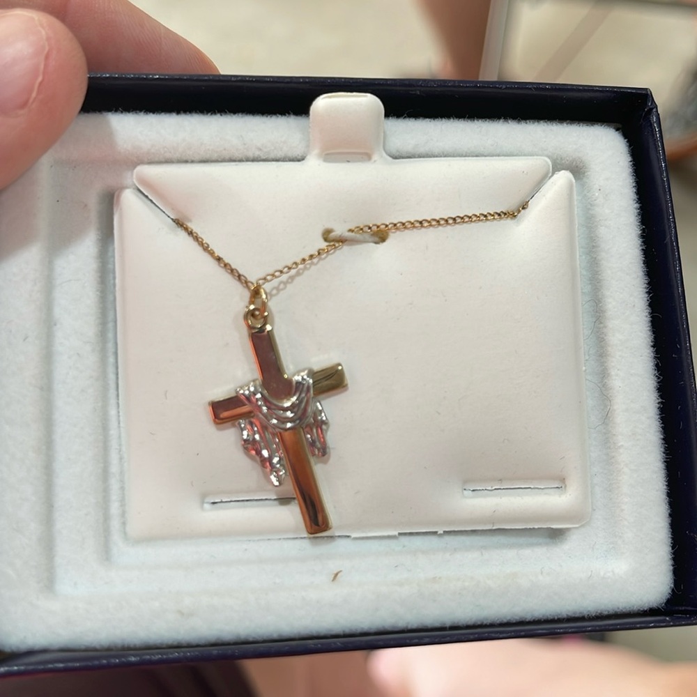 14k gold filled cross